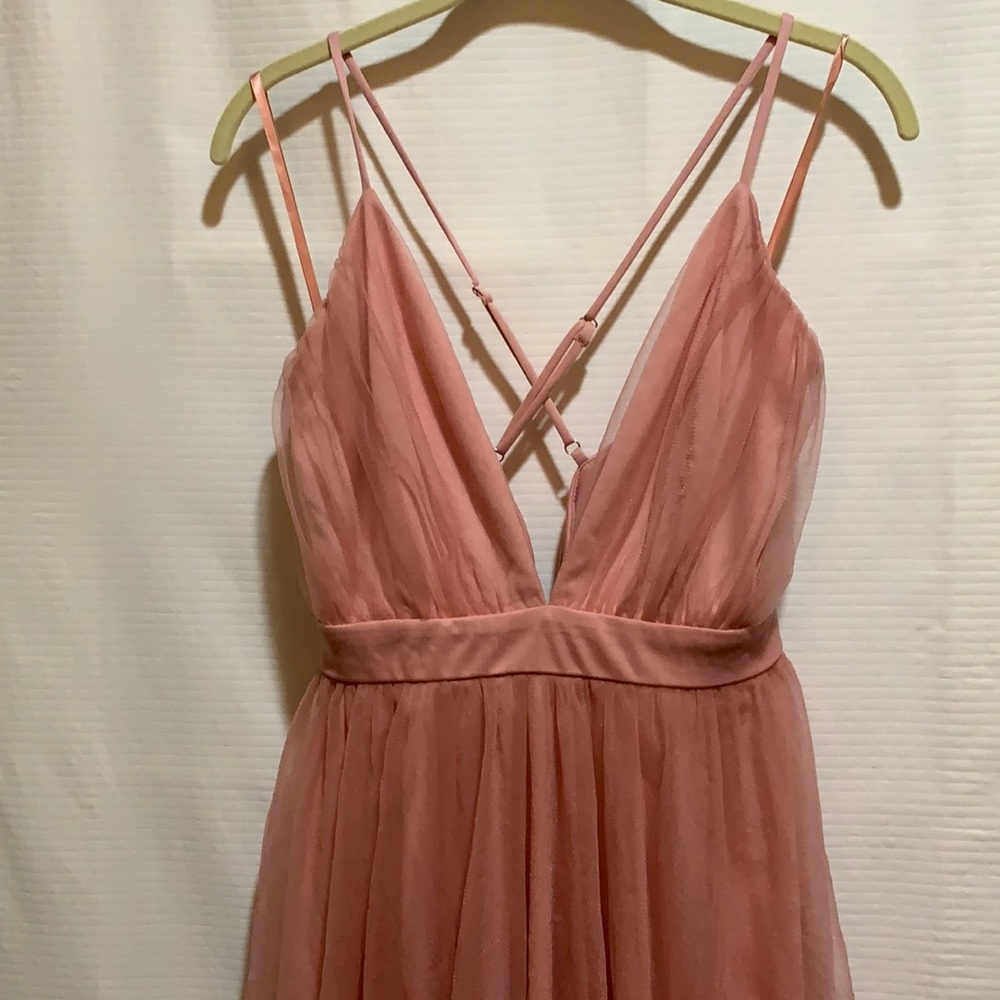 MISC PARTY/COCKTAIL/FANCY DRESS SZ L BLUSH/LAYERS